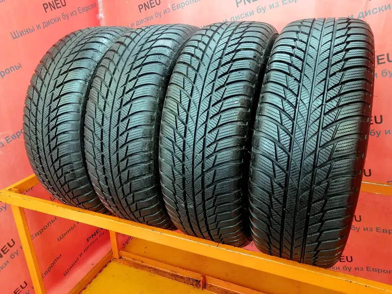 Комплект б/у шин 205/60 R16 Bridgestone Drive Guard Winter RunFlat, фото 1