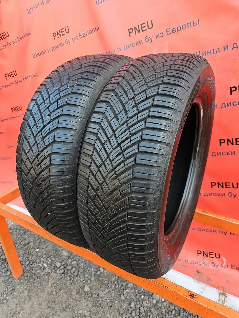 Пара б/у шин 205/60 R16 Continental AllSeasonContact 2