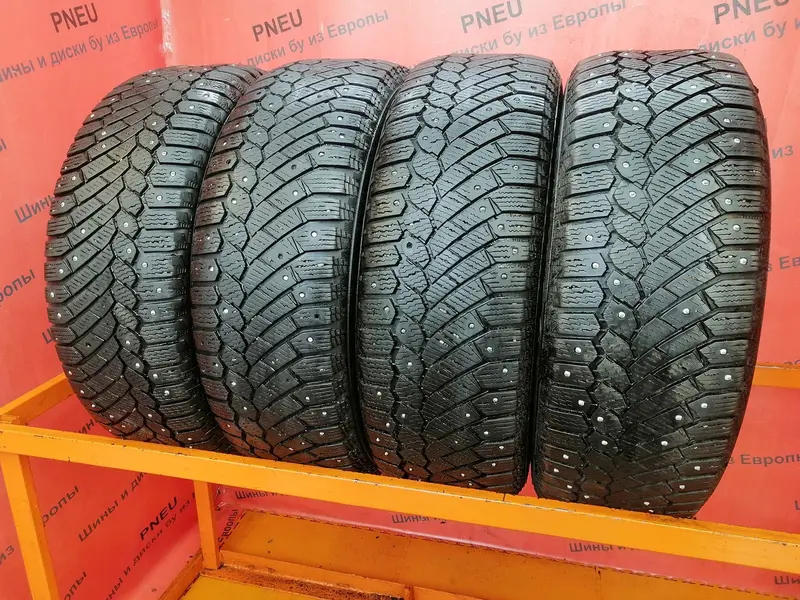 Комплект б/у шин 205/60 R16 Continental ContiIceContact