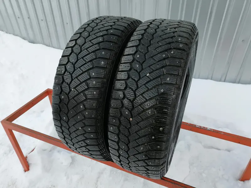 Пара б/у шин 205/60 R16 Continental ContiIceContact