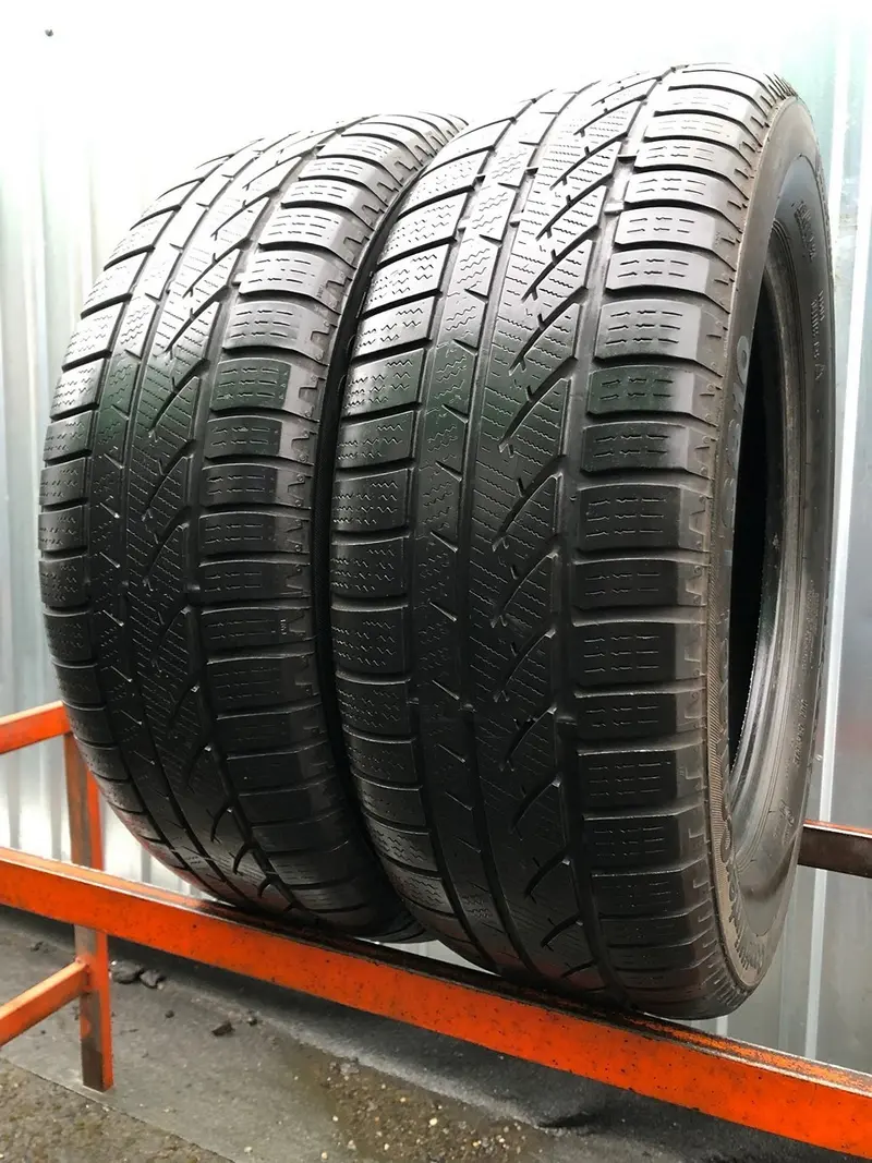 Пара б/у шин 205/60 R16 Continental ContiWinterContact TS 810