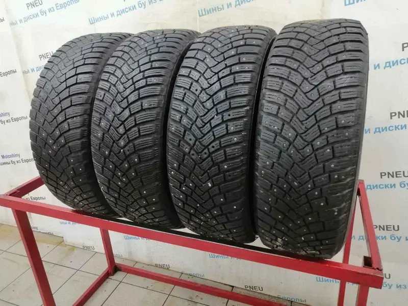 Комплект б/у шин 205/60 R16 Continental IceContact 3
