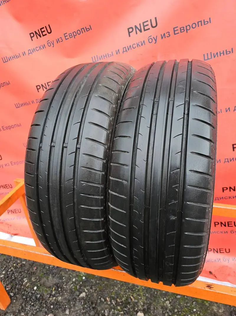 Пара б/у шин 205/60 R16 Dunlop SP Sport BluResponse