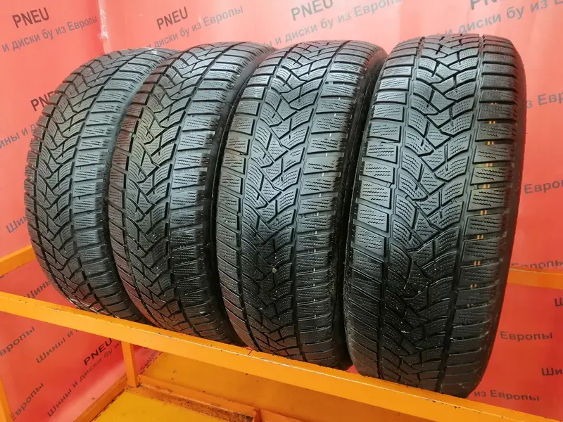 Комплект б/у шин 205/60 R16 Dunlop Winter Sport 5