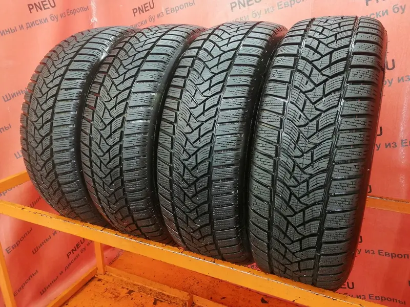 Комплект б/у шин 205/60 R16 Dunlop Winter Sport 5