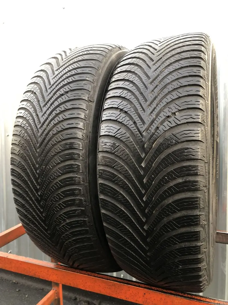 Пара б/у шин 205/60 R16 Michelin Alpin 5