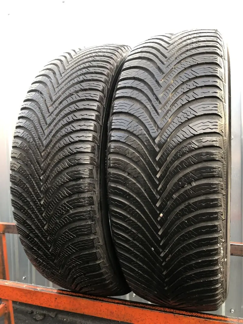 Пара б/у шин 205/60 R16 Michelin Alpin 5