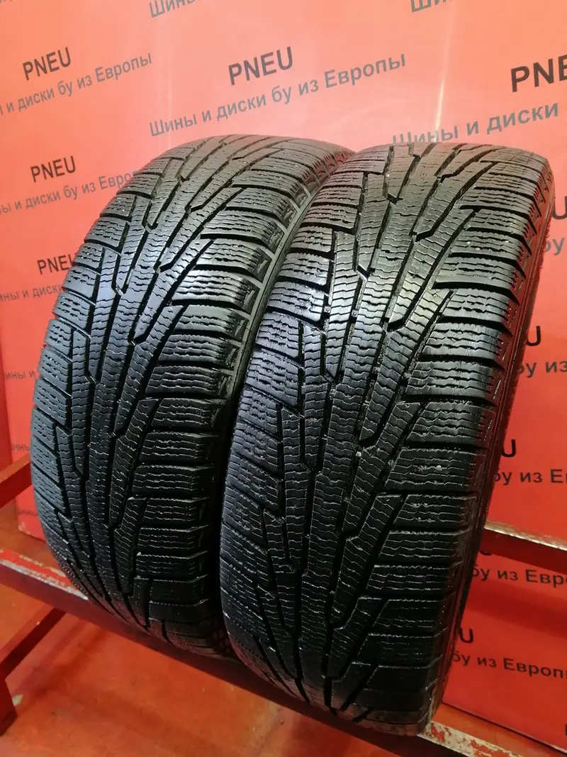 Пара б/у шин 205/60 R16 Nokian Hakkapeliitta R