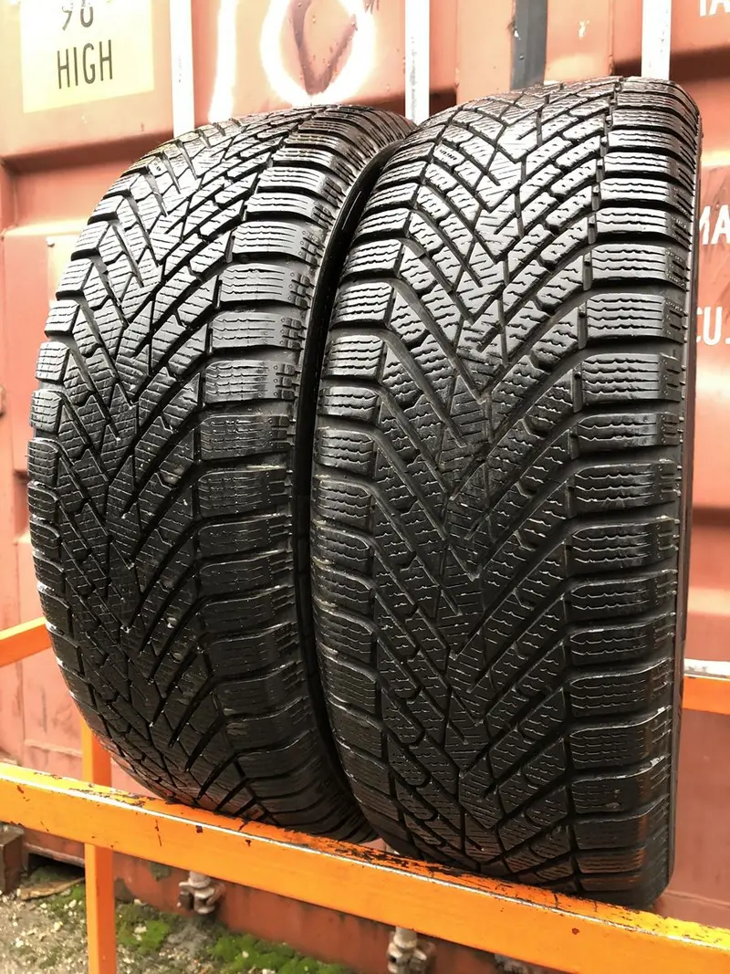 Пара б/у шин 205/60 R16 Pirelli Winter Cinturato 2