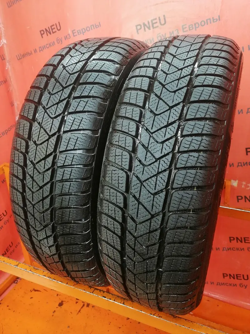 Пара б/у шин 205/60 R17 Pirelli Winter Sottozero 3