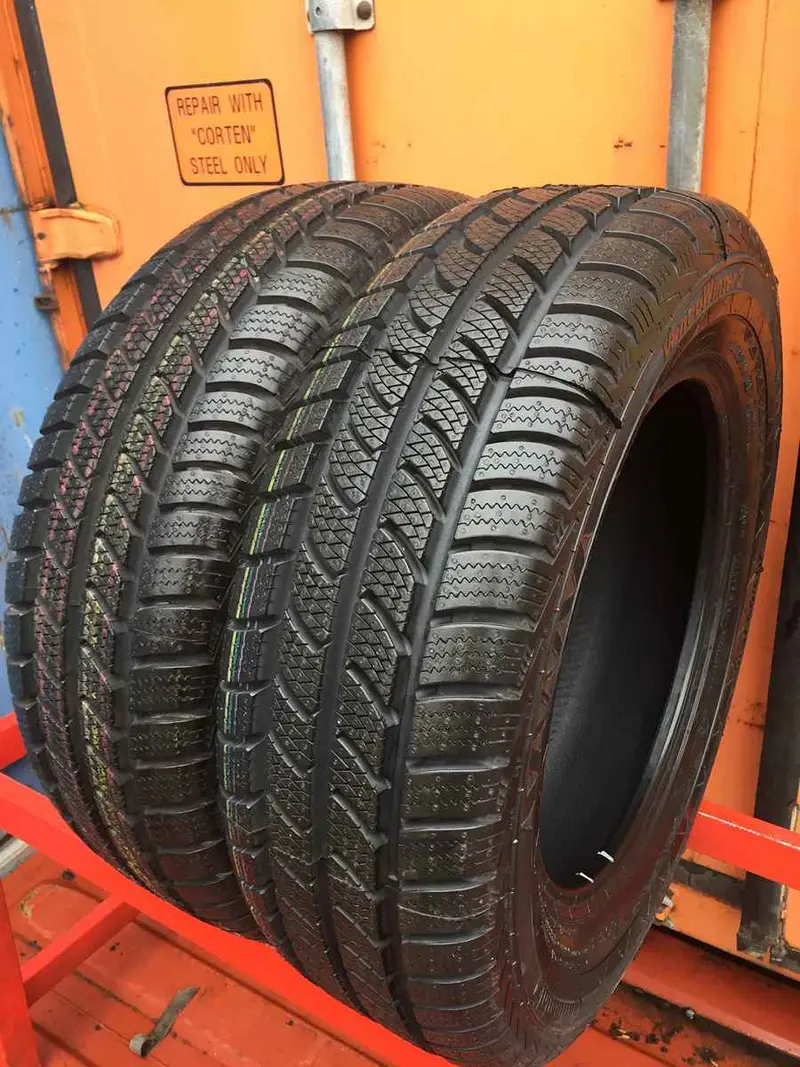 Пара новых шин 205/65 R16 Continental VancoWinter 2, фото 1