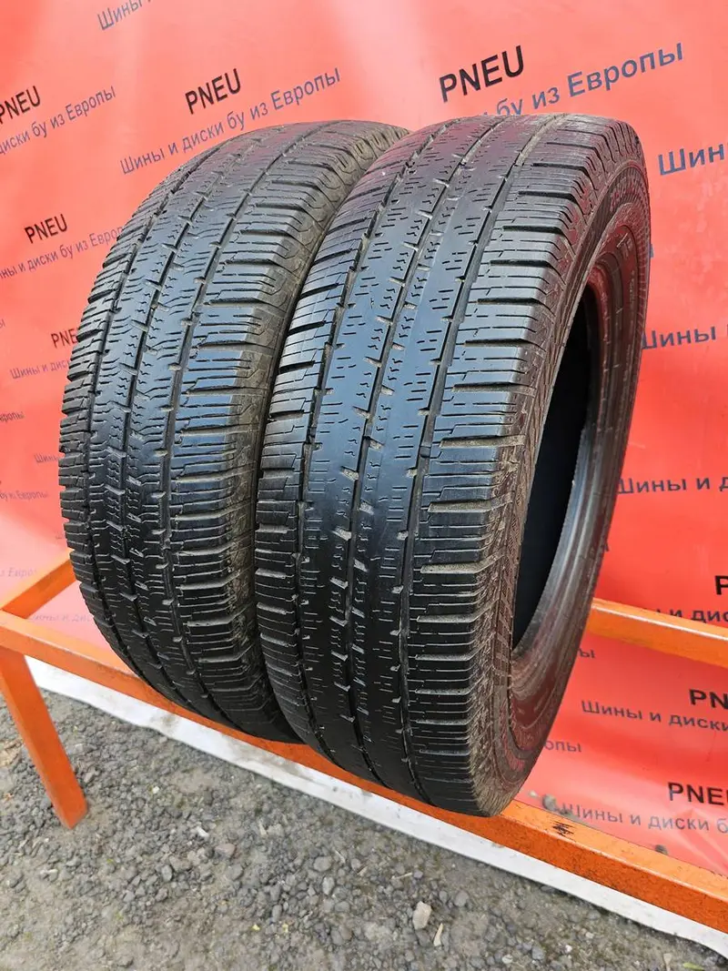 Пара б/у шин 205/75 R16C Continental VanContact 4Season