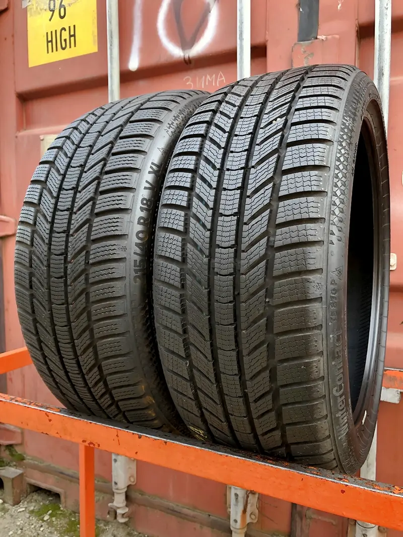 Пара б/у шин 215/40 R18 Continental ContiWinterContact TS 870 P