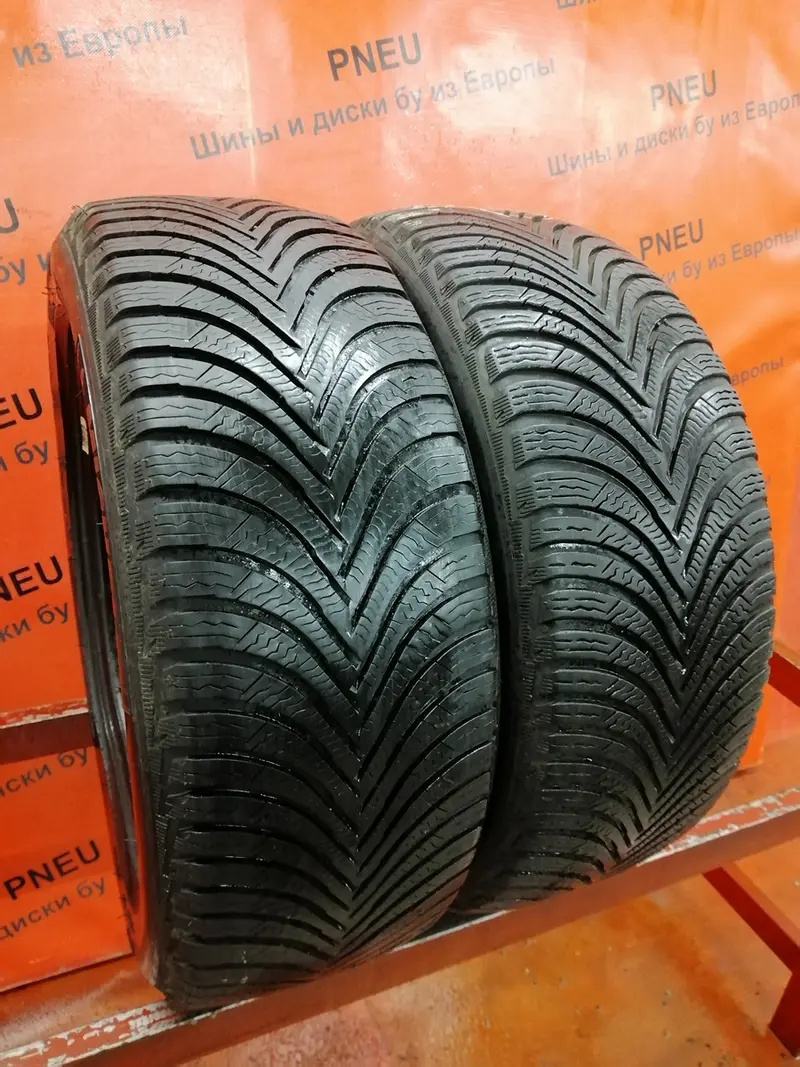 Пара б/у шин 215/45 R16 Michelin Alpin 5