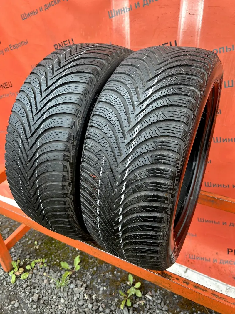 Пара б/у шин 215/45 R16 Michelin Alpin 5