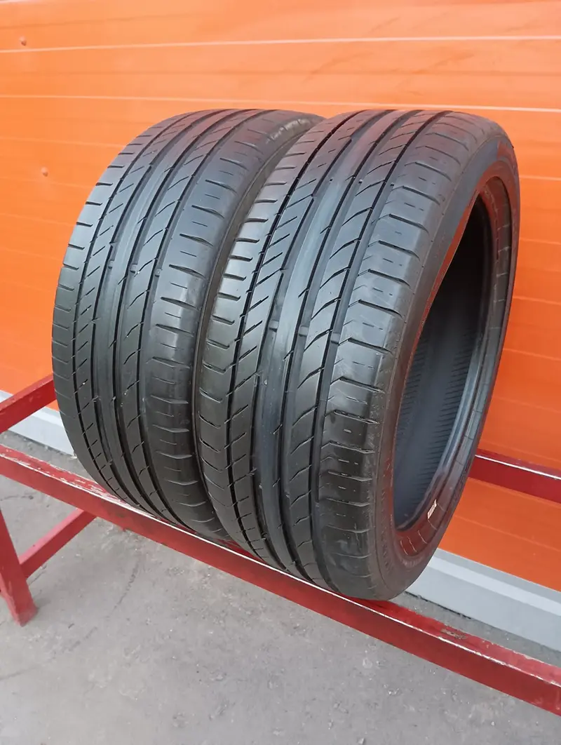 Пара б/у шин 215/45 R17 Continental ContiSportContact 5