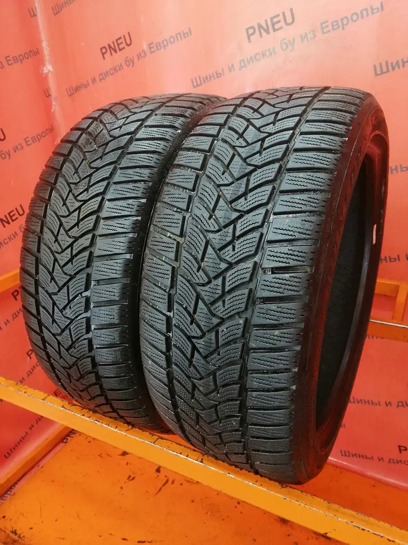 Пара б/у шин 215/45 R17 Dunlop Winter Sport 5