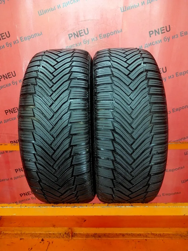 Пара б/у шин 215/45 R17 Michelin Alpin 6, фото 1