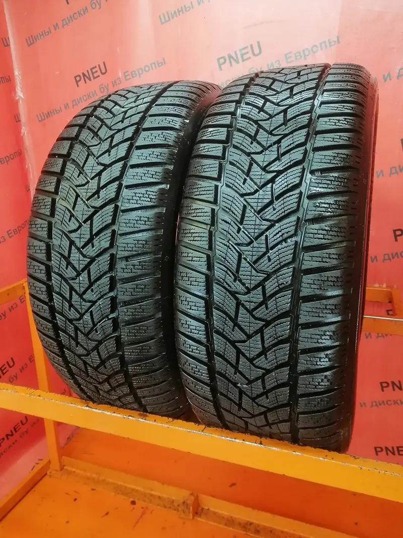 Пара б/у шин 215/50 R17 Dunlop Winter Sport 5