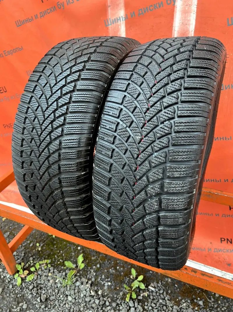 Пара б/у шин 215/55 R16 Bridgestone Blizzak LM-005