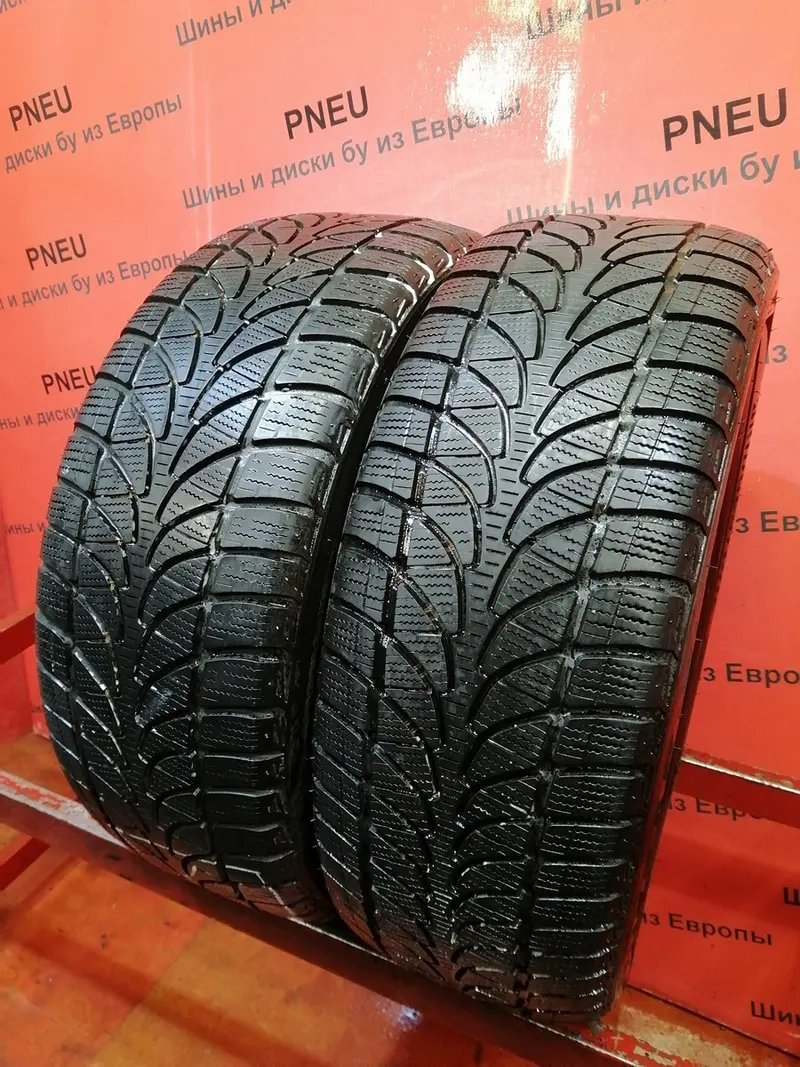Пара б/у шин 215/55 R16 Bridgestone Blizzak LM32