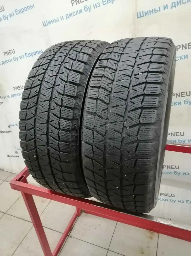 Пара б/у шин 215/55 R16 Bridgestone Blizzak WS-80