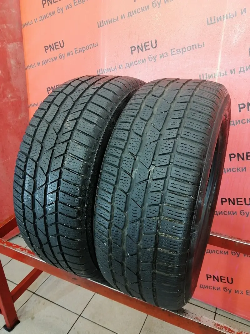 Пара б/у шин 215/55 R16 Continental ContiWinterContact TS 830 P