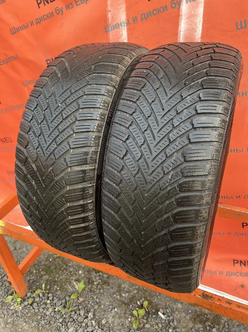 Пара б/у шин 215/55 R16 Continental ContiWinterContact TS 860
