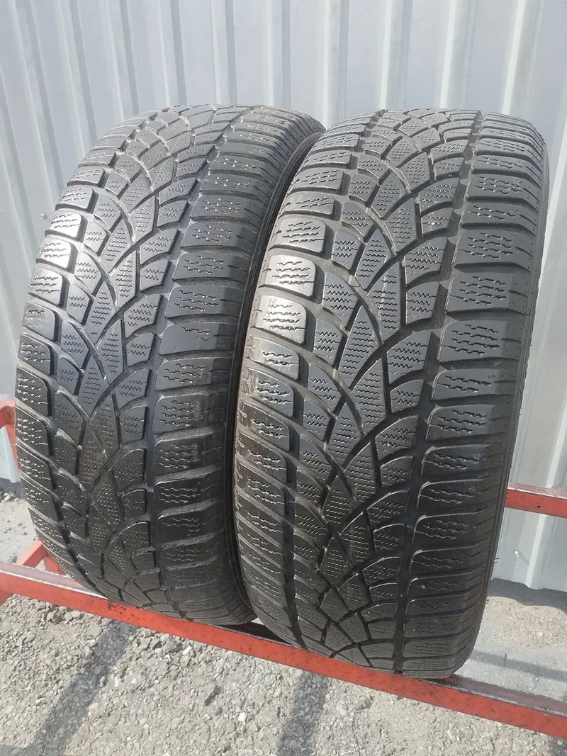 Пара б/у шин 215/55 R16 Dunlop SP Winter Sport 3D