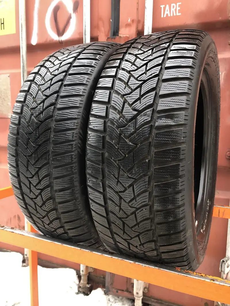 Пара б/у шин 215/55 R16 Dunlop Winter Sport 5