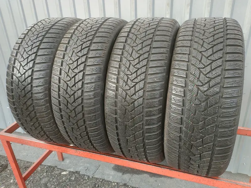 Комплект б/у шин 215/55 R16 Dunlop Winter Sport 5