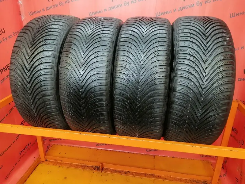 Комплект б/у шин 215/55 R16 Michelin Alpin 5