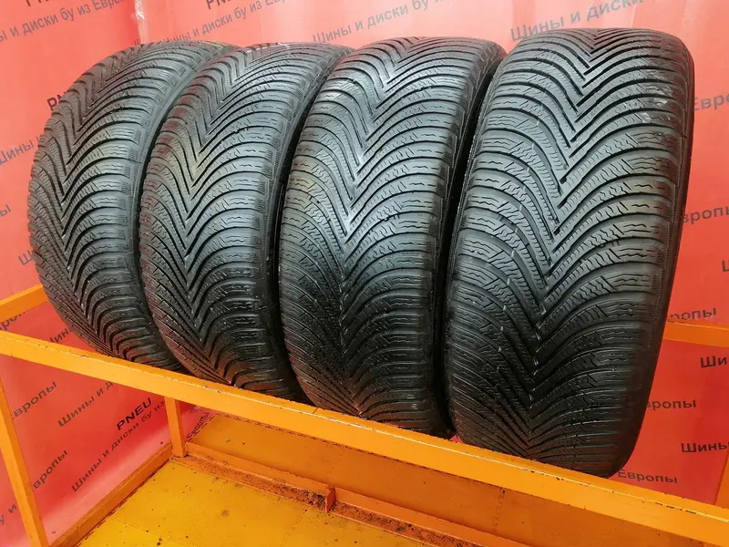 Комплект б/у шин 215/55 R16 Michelin Alpin 5