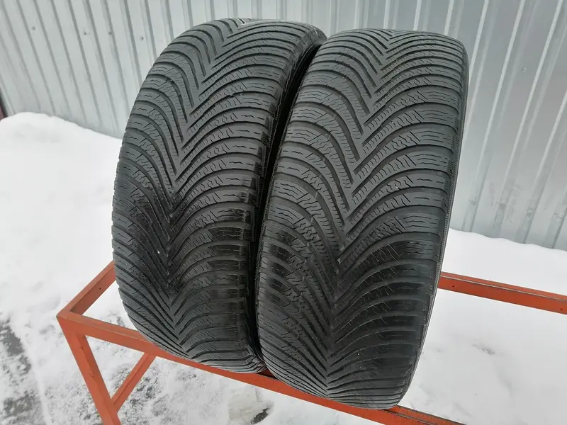 Пара б/у шин 215/55 R16 Michelin Alpin 5