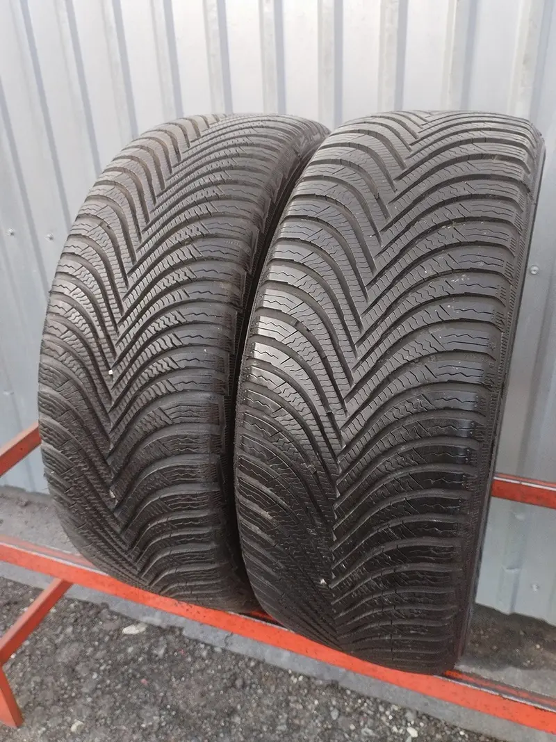 Пара б/у шин 215/55 R16 Michelin Alpin 5
