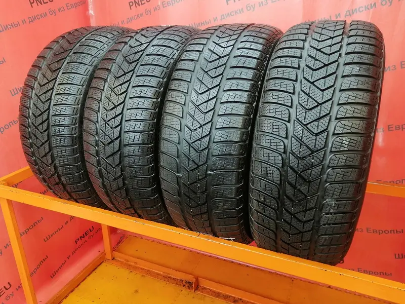 Комплект б/у шин 215/55 R16 Pirelli Winter Sottozero 3
