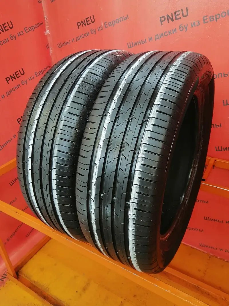 Пара б/у шин 215/55 R17 Continental ContiEcoContact 6
