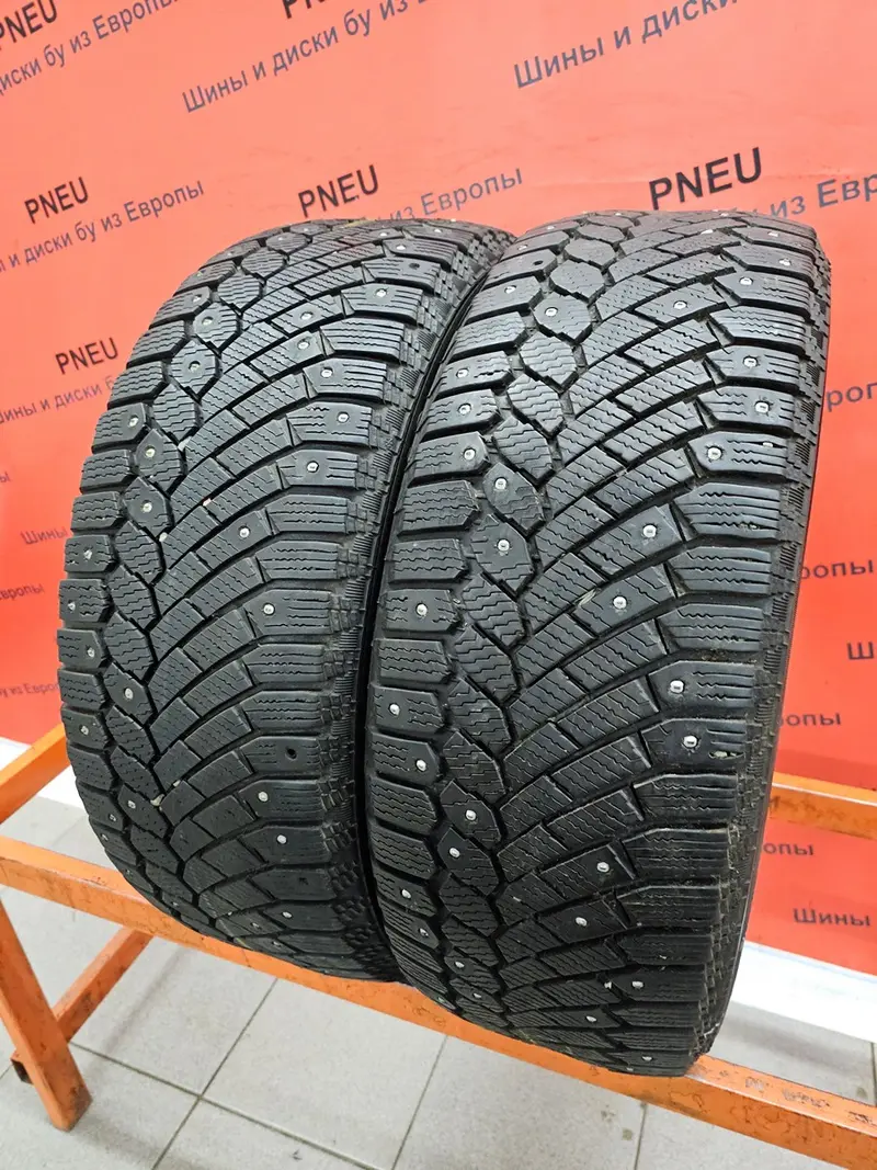 Пара б/у шин 215/55 R17 Continental ContiIceContact