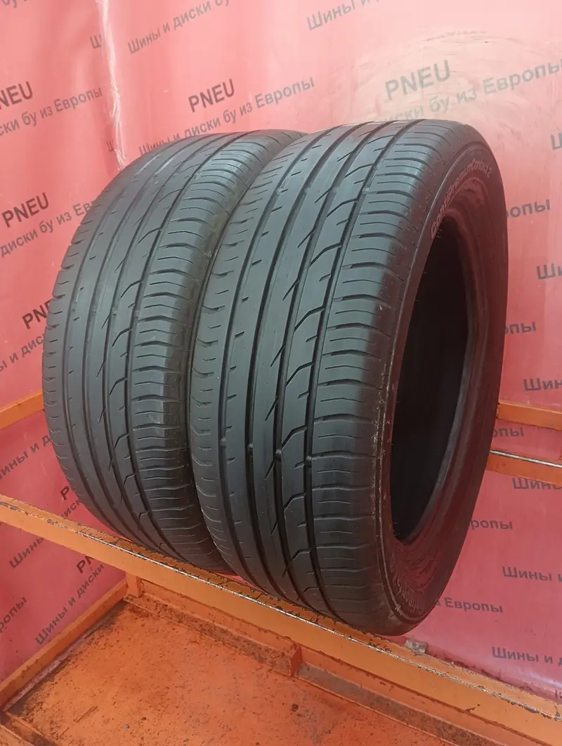 Пара б/у шин 215/55 R17 Continental ContiPremiumContact 2
