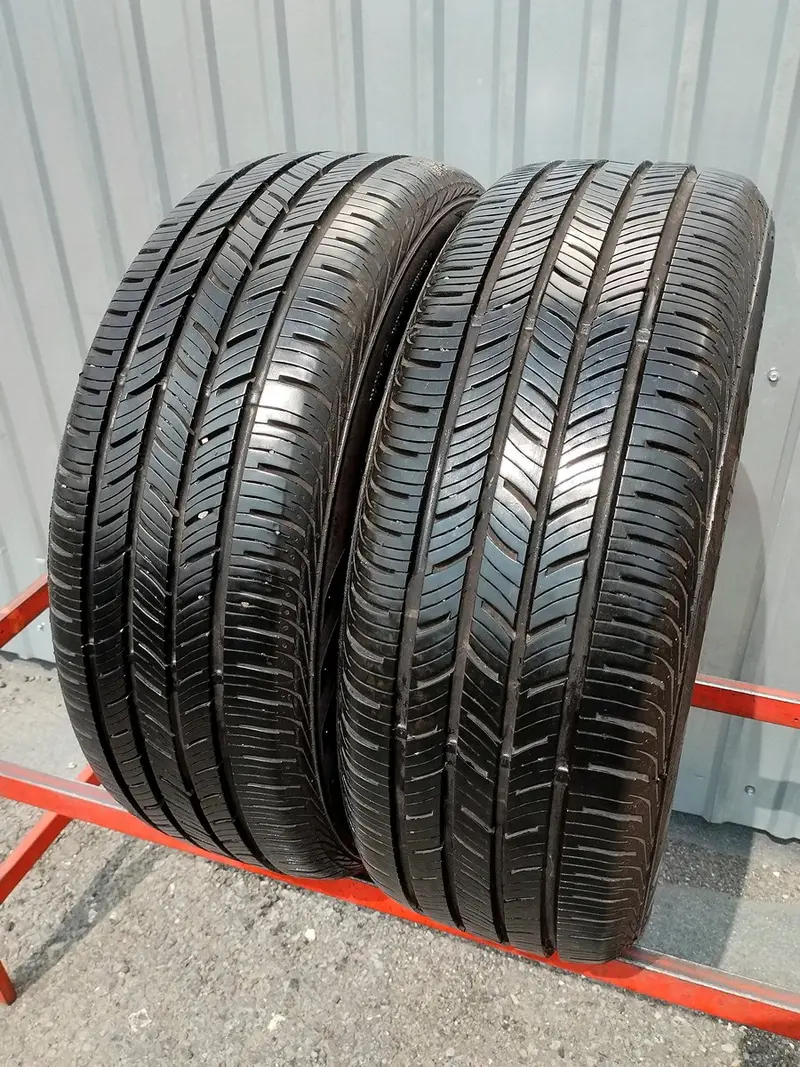 Пара б/у шин 215/55 R17 Continental ContiProContact AllSeason