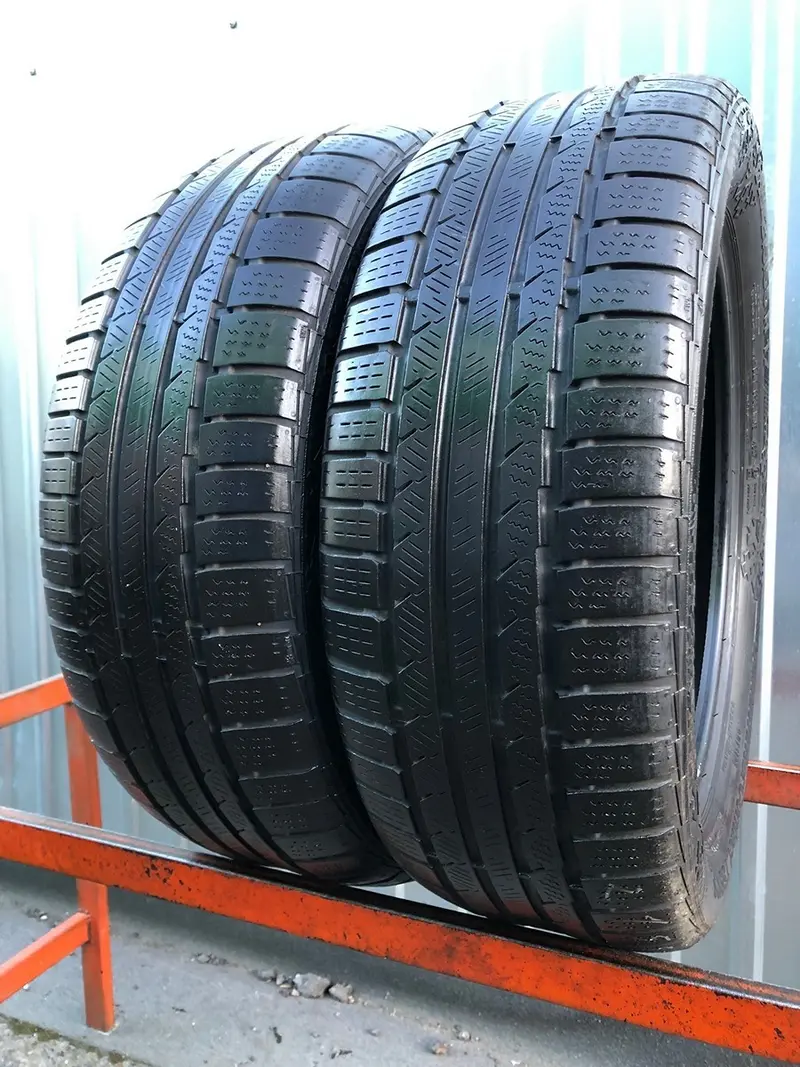 Пара б/у шин 215/55 R17 Continental ContiWinterContact TS 810 Sport