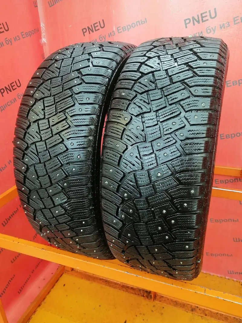 Пара б/у шин 215/55 R17 Continental IceContact 2
