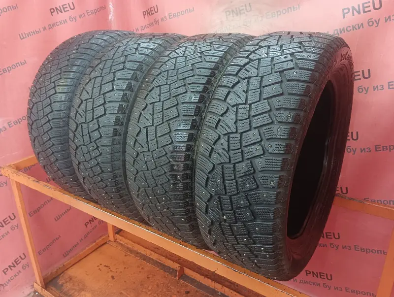 Комплект б/у шин 215/55 R17 Continental IceContact 2