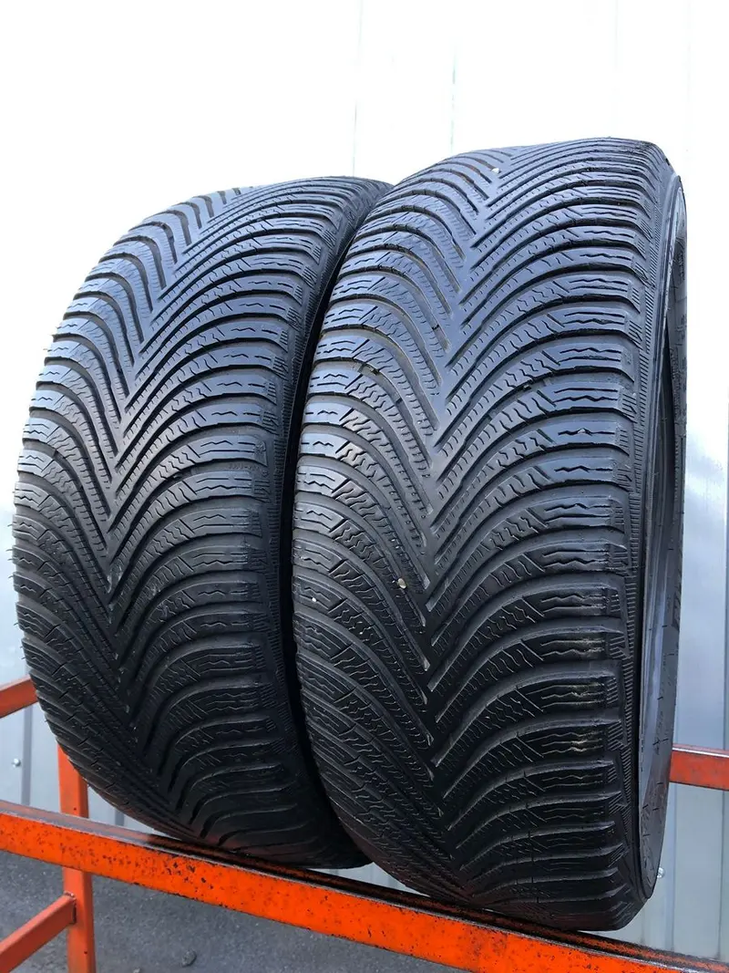 Пара б/у шин 215/55 R17 Michelin Alpin 5, фото 1