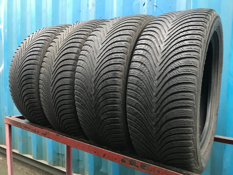 Комплект б/у шин 215/55 R17 Michelin Alpin 5, фото 1