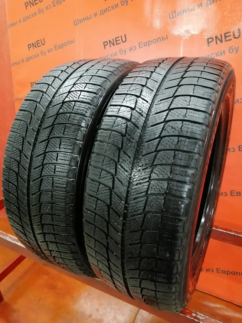 Пара б/у шин 215/55 R17 Michelin X-Ice 3, фото 1