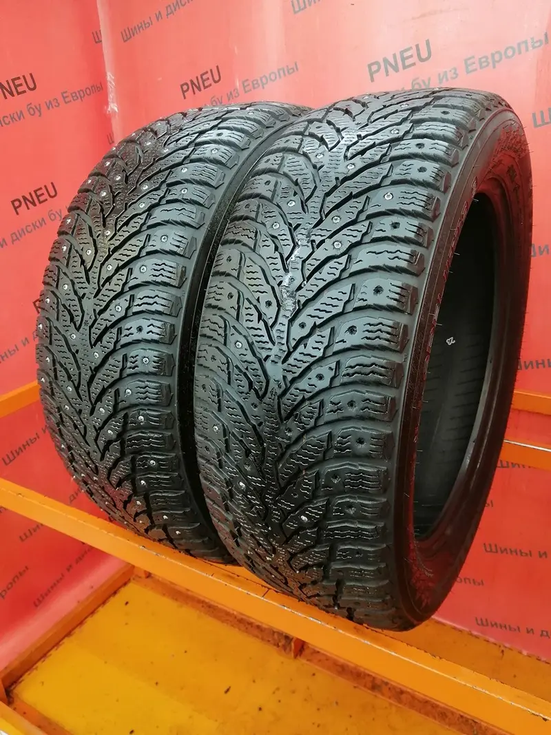 Пара б/у шин 215/55 R17 Nokian Hakkapeliitta 9