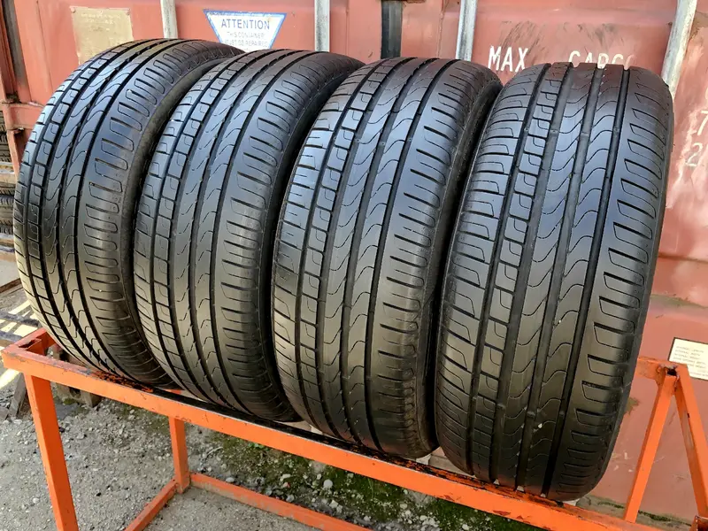Комплект б/у шин 215/55 R17 Pirelli P 7 Cinturato, фото 1