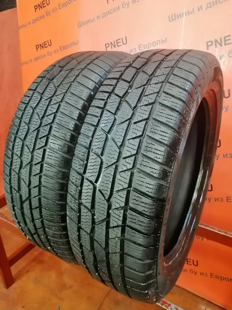 Пара б/у шин 215/55 R18 Continental ContiWinterContact TS 830 P