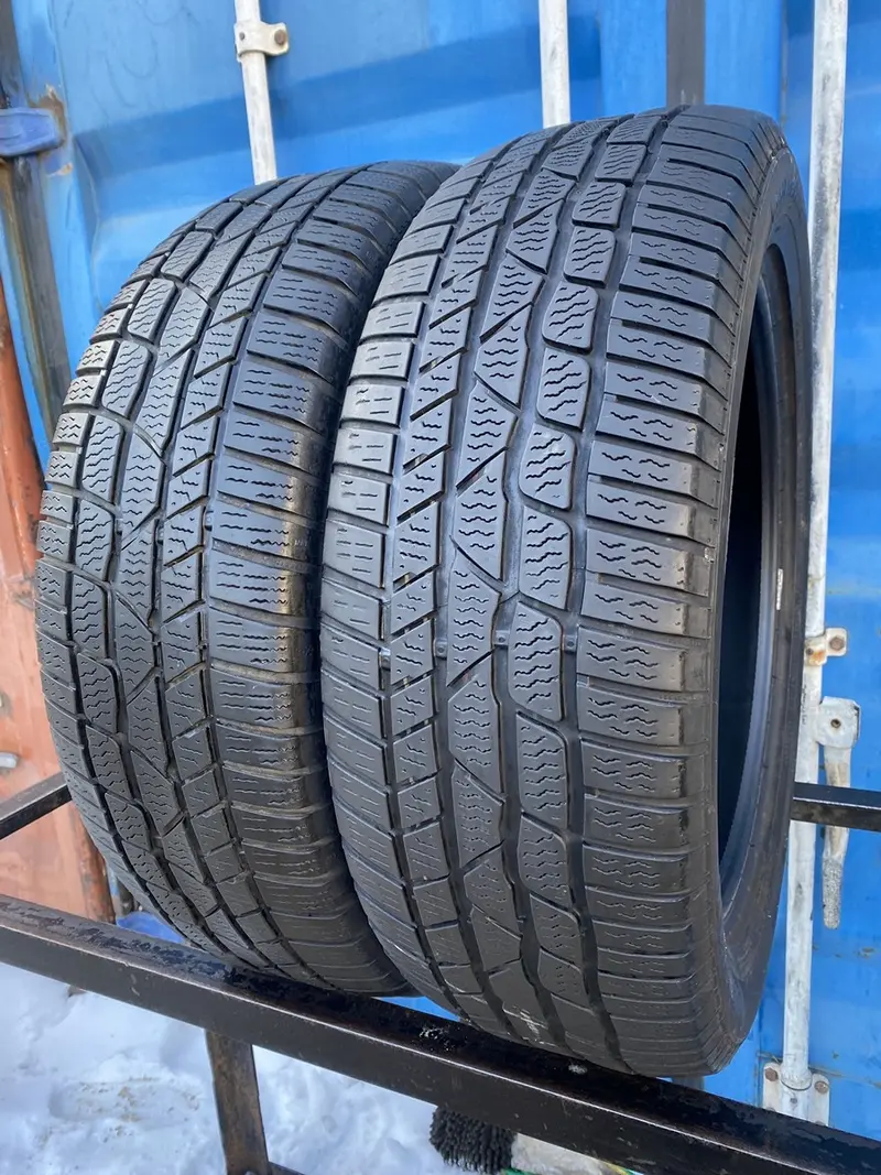 Пара б/у шин 215/55 R18 Continental ContiWinterContact TS 830 P